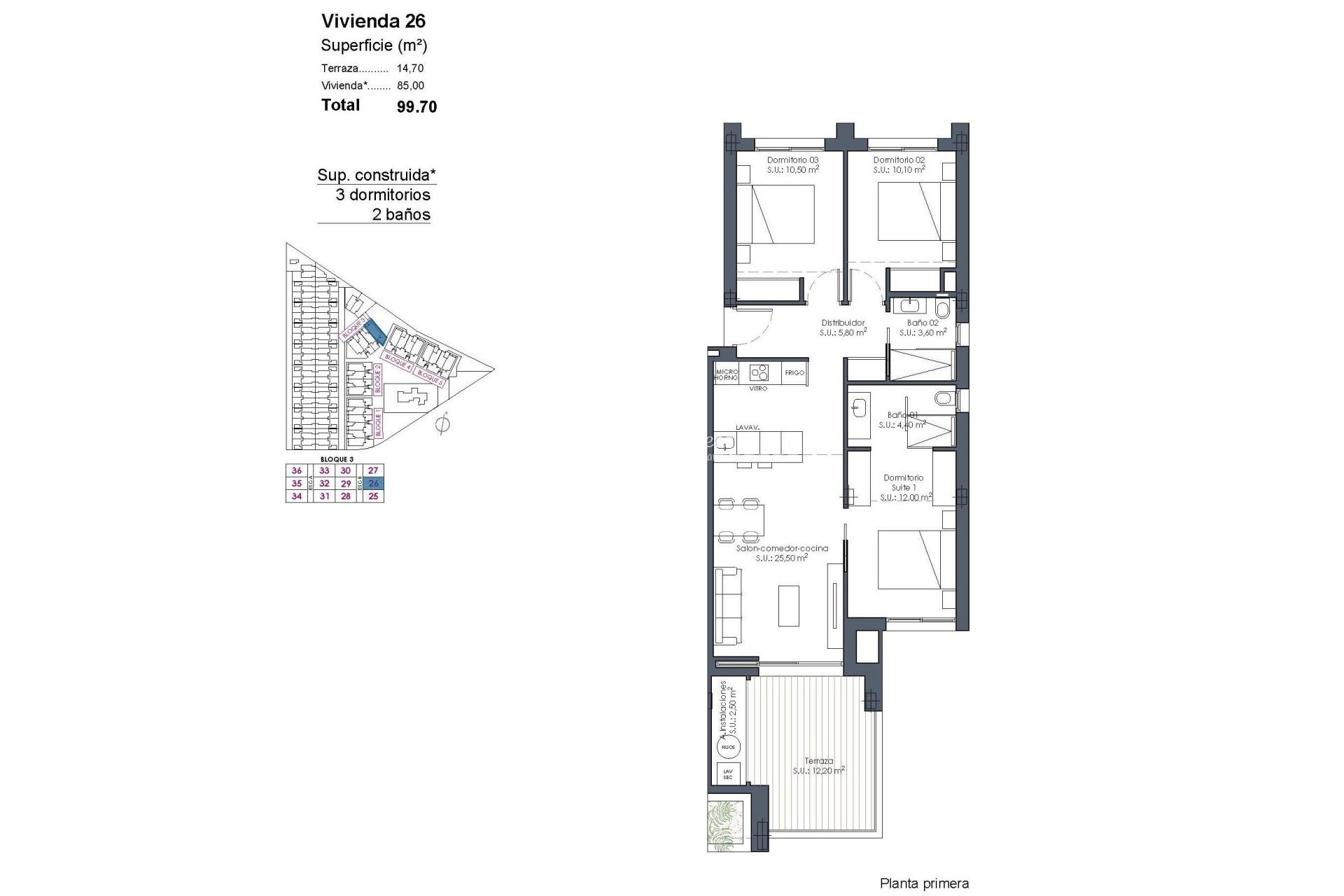 Obra nueva - Apartamento / piso -
Los Alcazares