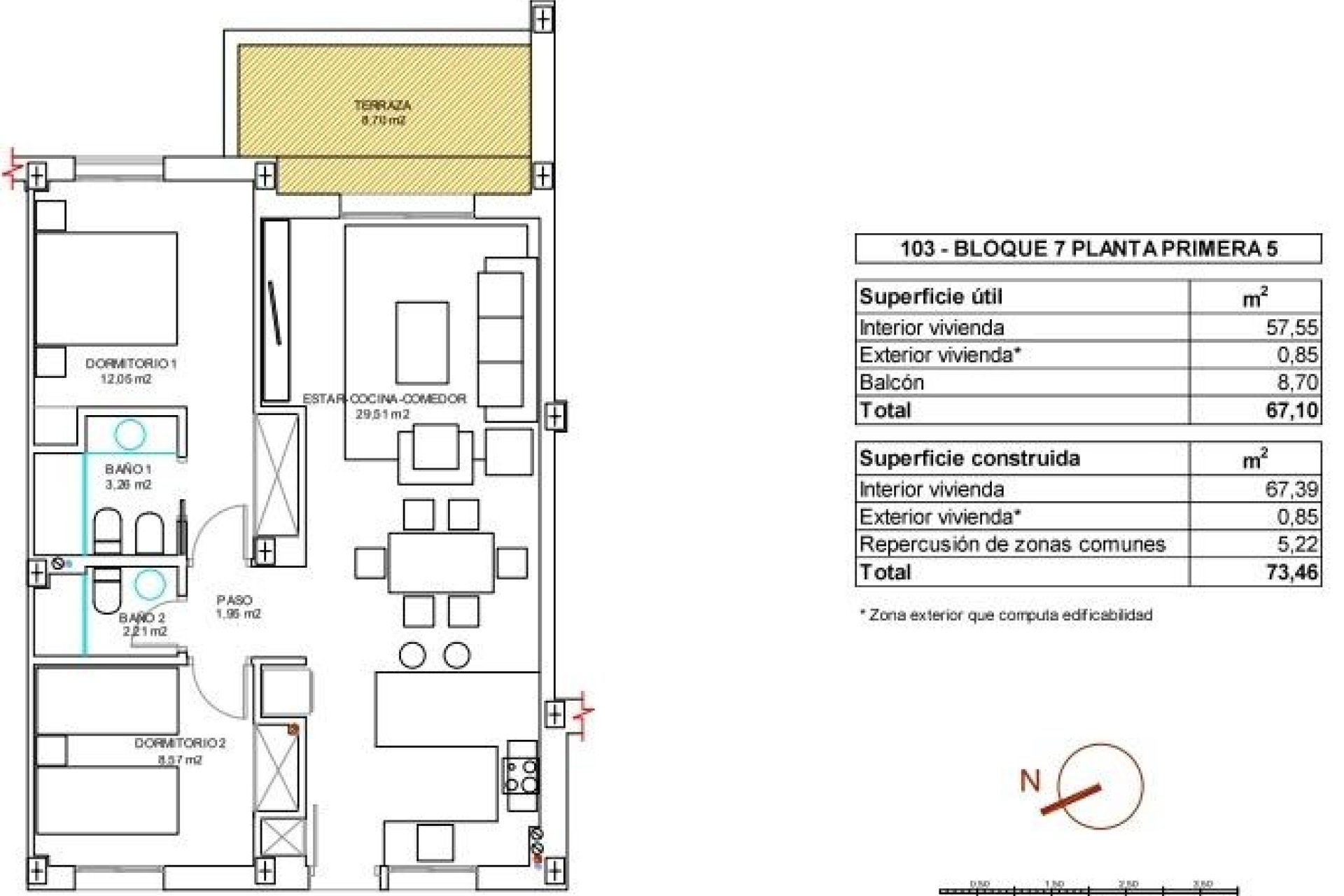 Obra nueva - Apartamento / piso -
Vera