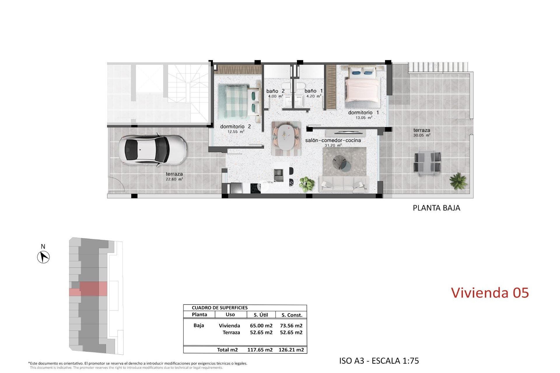 Obra nueva - Bungalow -
Pilar de la Horadada - pueblo