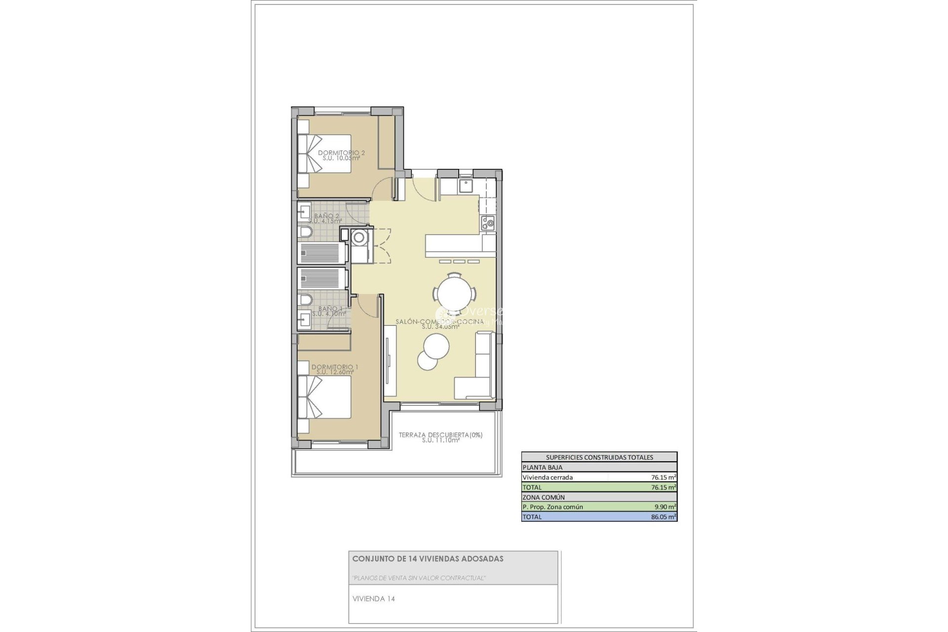 Obra nueva - Top Floor Bungalow -
Rojales