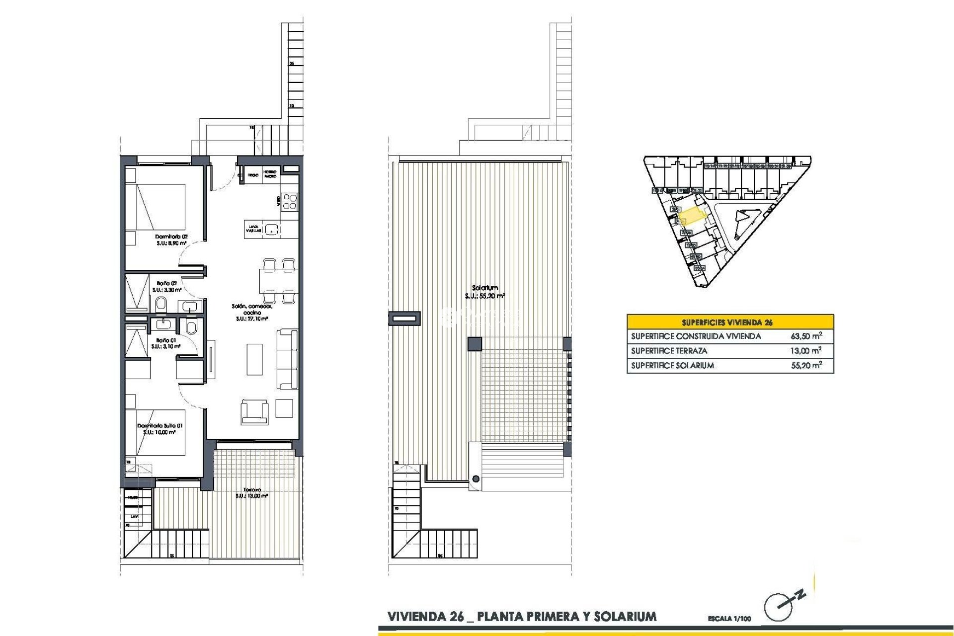 Obra nueva - Top Floor Bungalow -
San Fulgencio