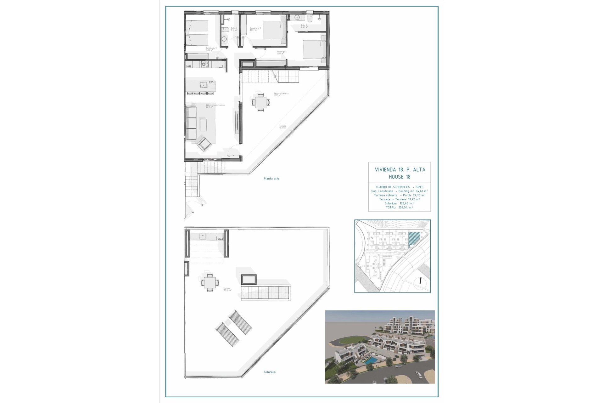 Obra nueva - Top Floor Bungalow -
Vera