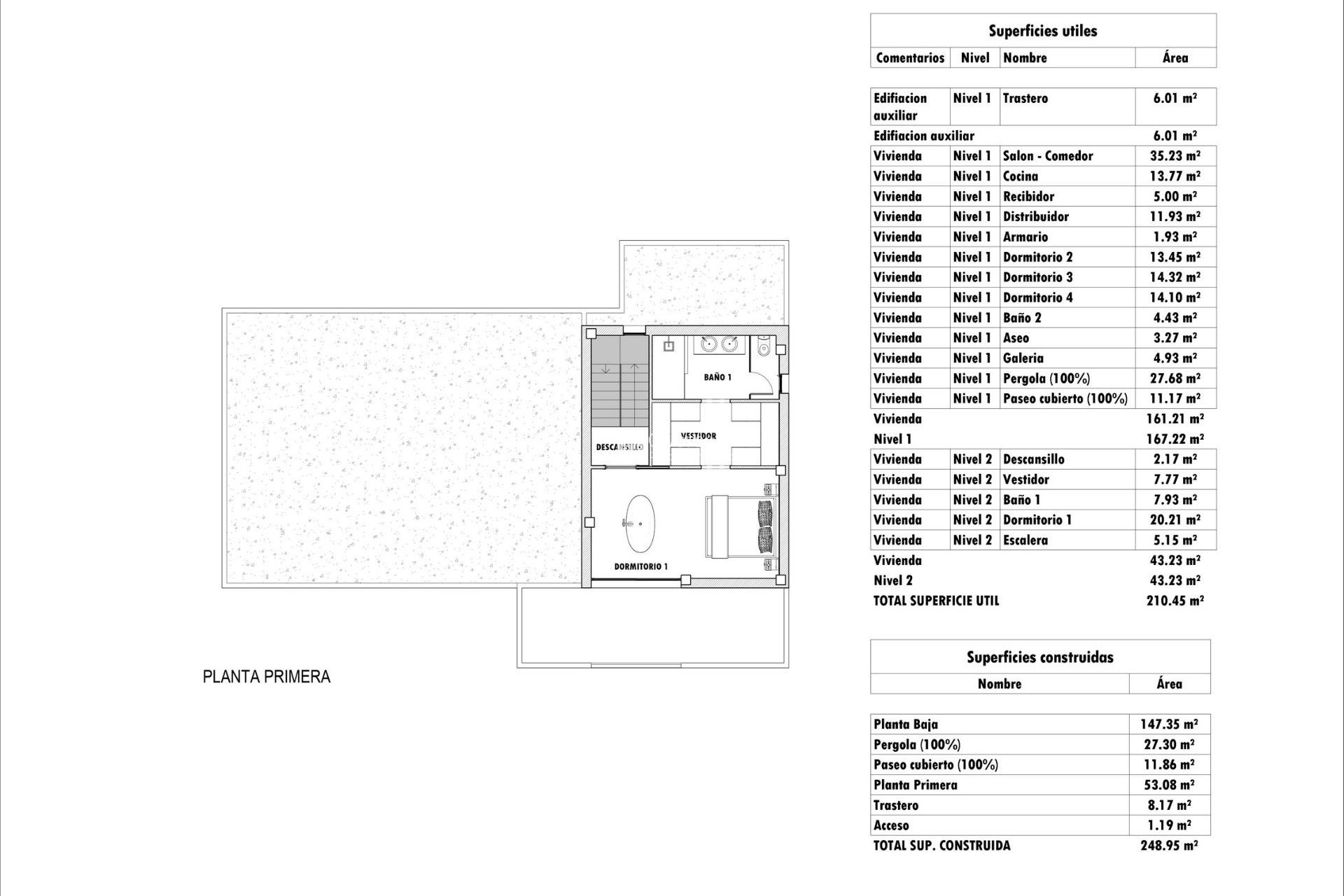 Obra nueva - Villa -
Aspe - Poligono 19