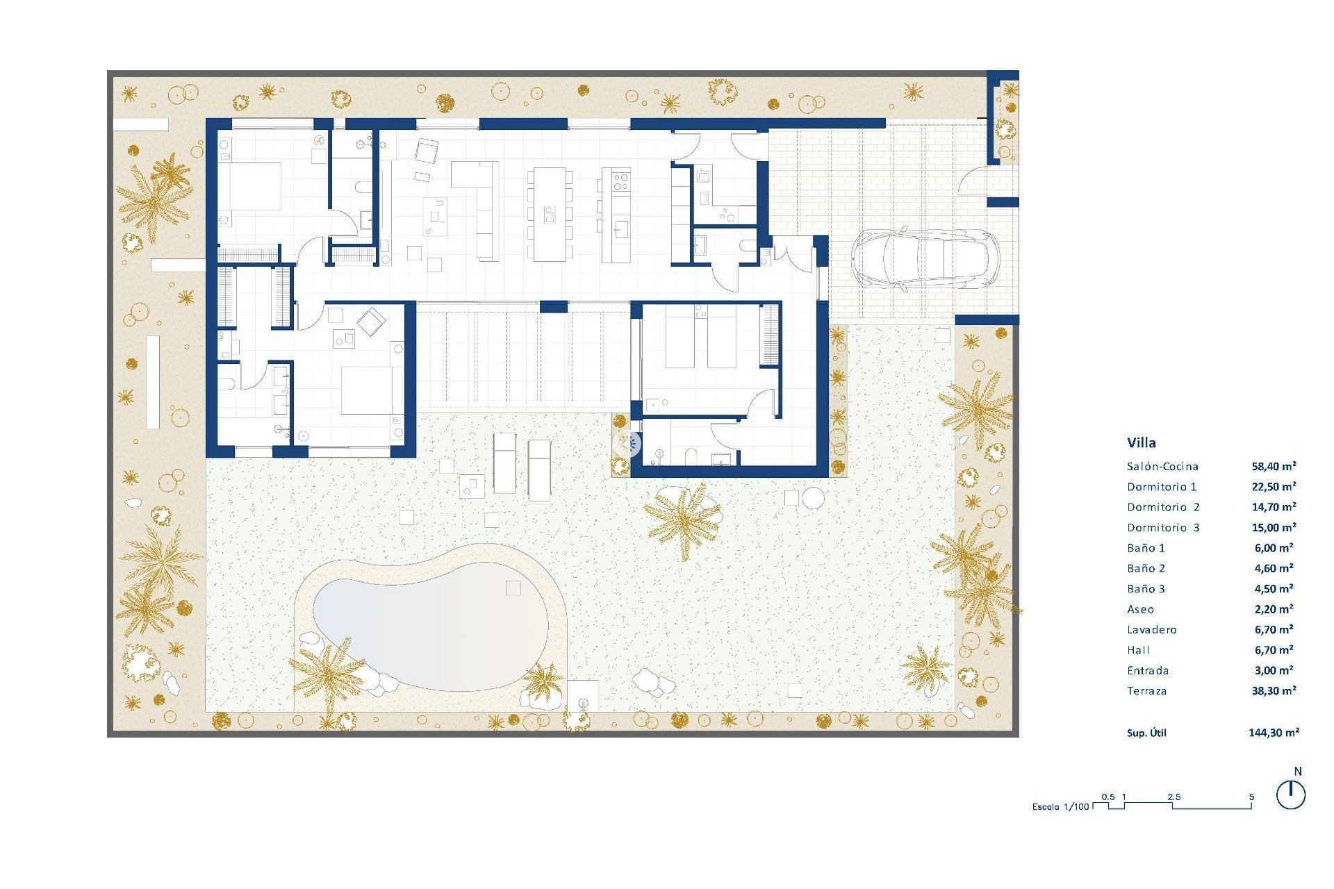 Obra nueva - Villa -
Baños y Mendigo