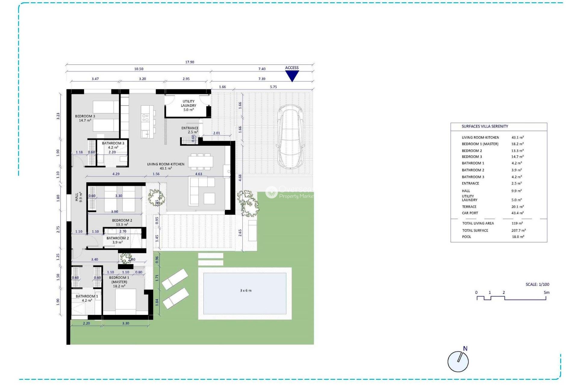 Obra nueva - Villa -
Baños y Mendigo