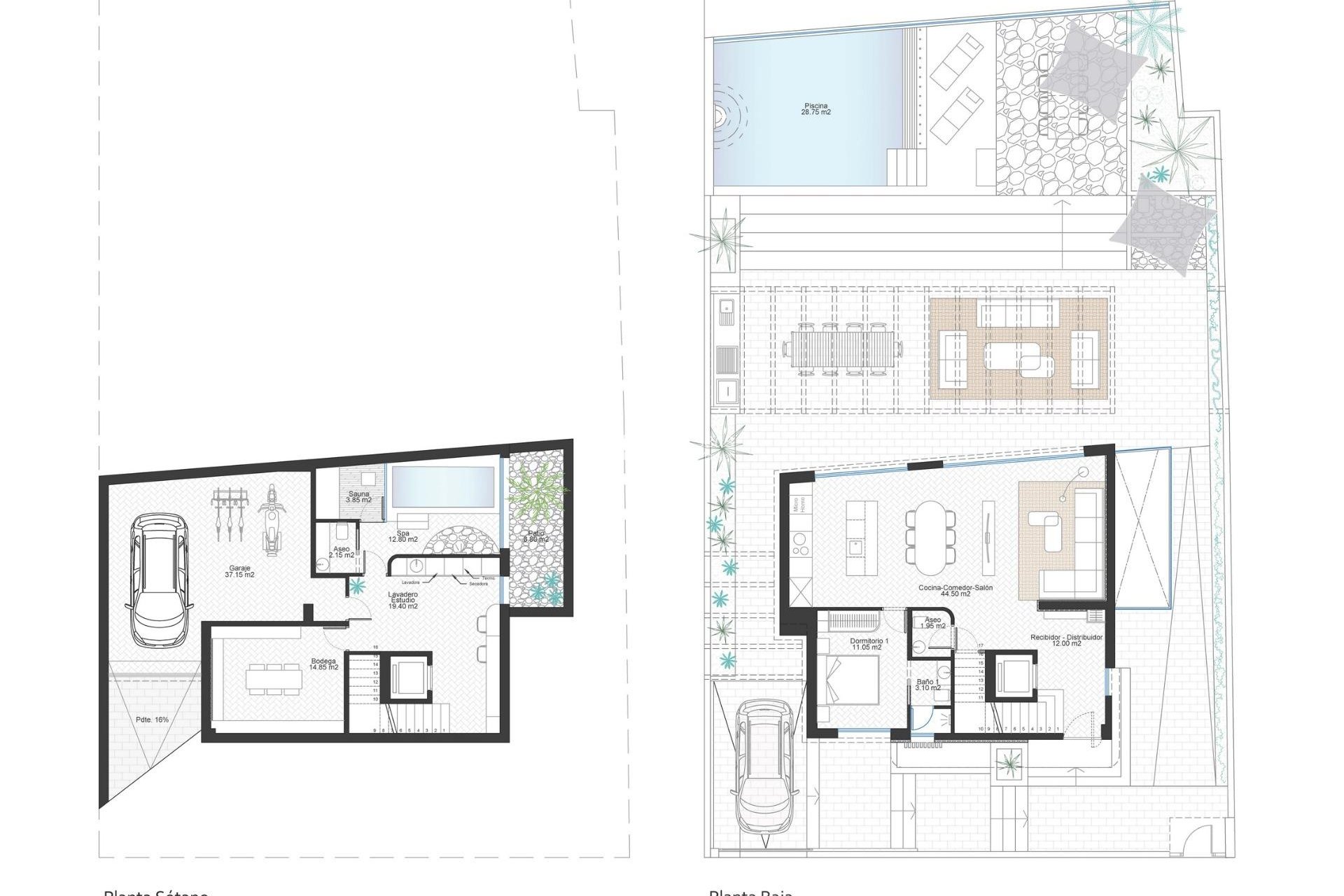Obra nueva - Villa -
Cabo de Palos