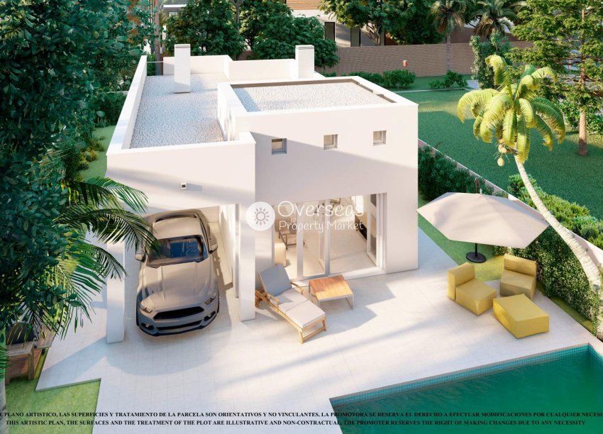 Obra nueva - Villa -
Los Alcazares - Serena Golf