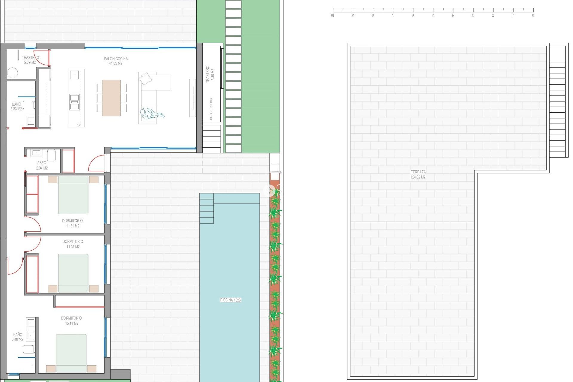 Obra nueva - Villa -
Los Alcazares