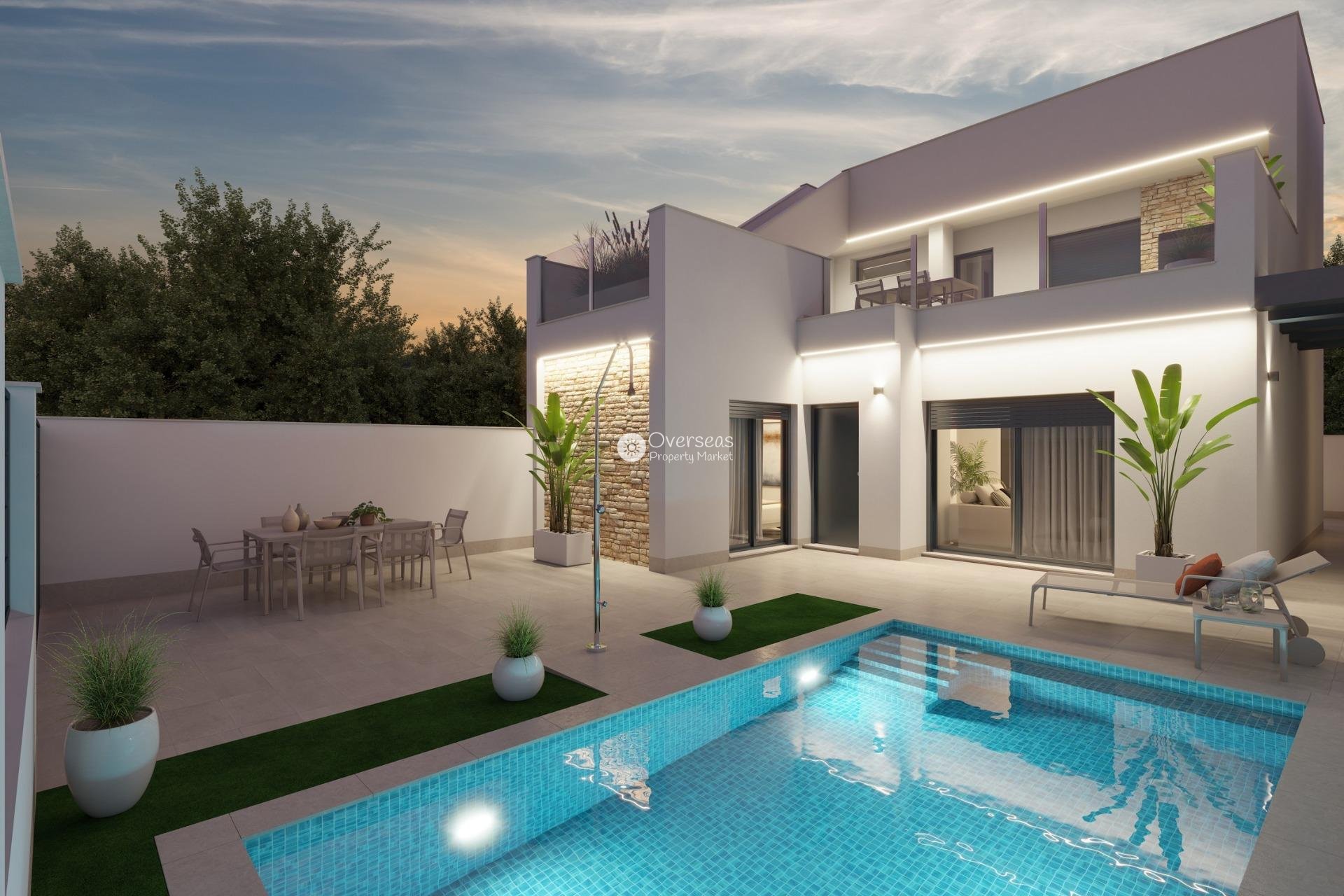 Obra nueva - Villa -
San Javier - Roda Golf