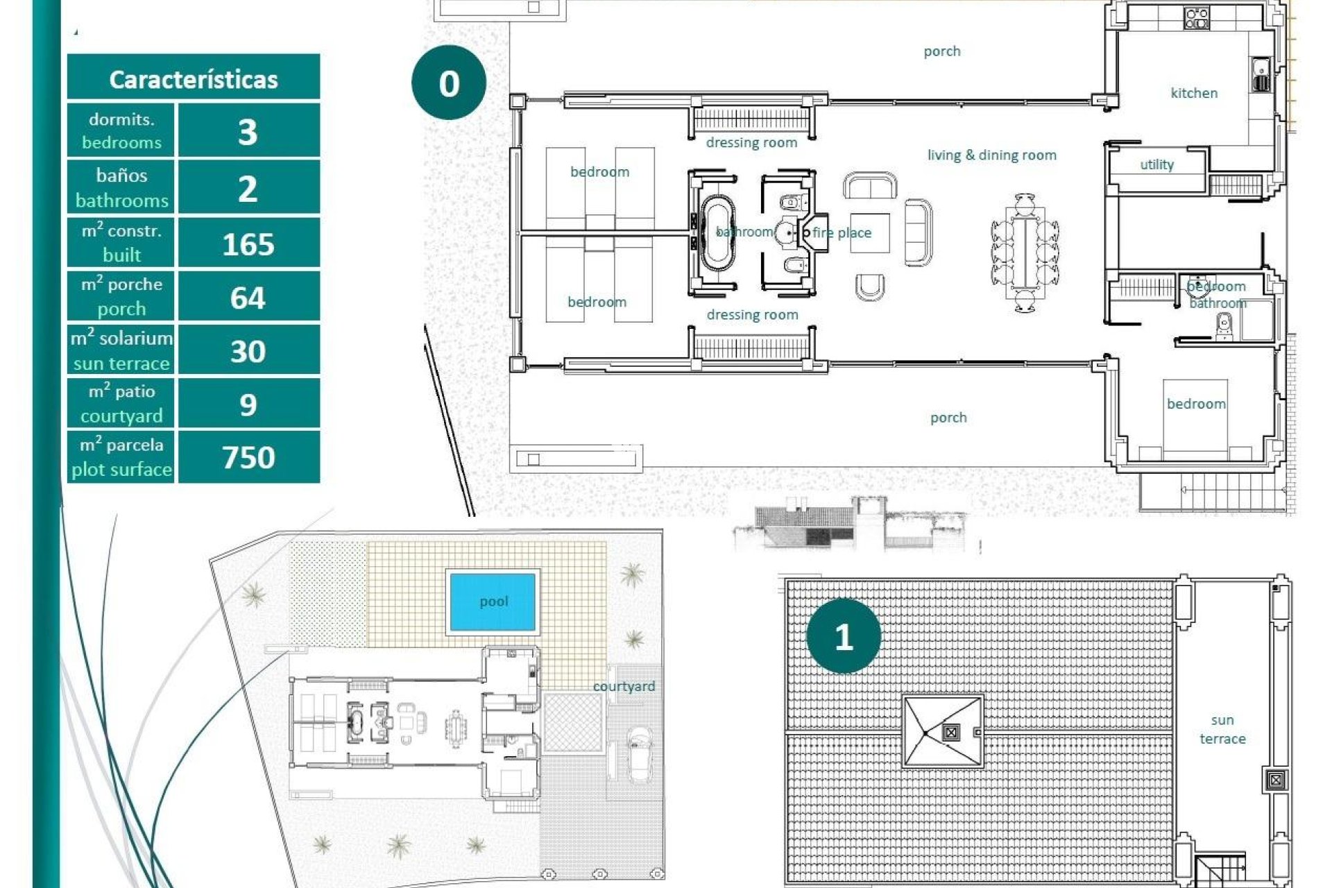 Obra nueva - Villa -
Sucina - Peraleja Golf