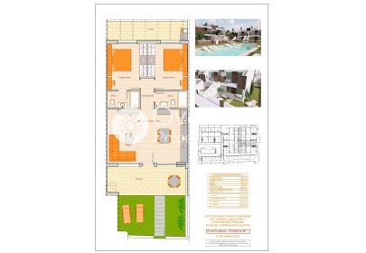 Nowy budynek - Bungalow -
Pilar de la Horadada - pueblo