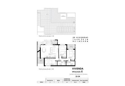 Nieuwbouw Woningen - Bungalow -
Pilar de la Horadada - pueblo