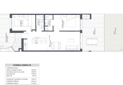 Nowy budynek - Ground Floor Bungalow -
San Miguel de Salinas