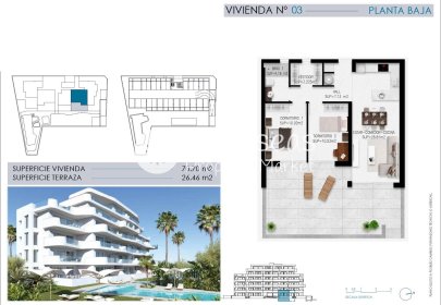 Obra nueva - Ground floor apartment -
Pilar de La Horadada