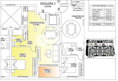 Neue Gebäude - Penthouse -
San Miguel de Salinas