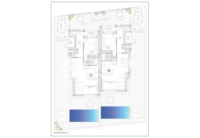 Nowy budynek - Semidetached -
Daya Nueva