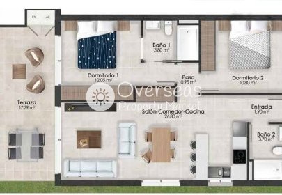 New Build - Apartment / flat -
Alhama De Murcia - Condado De Alhama Golf Resort