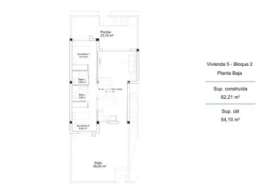 New Build - Bungalow -
Orihuela Costa - PAU 26