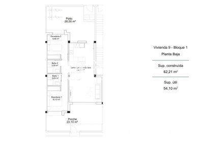 New Build - Bungalow -
Orihuela Costa - PAU 26